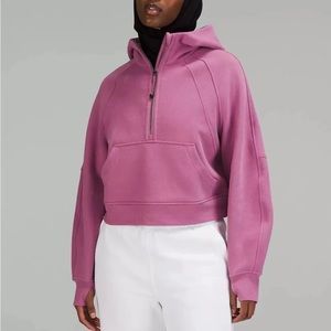 Lululemon Velvet Dust Scuba Hoodie Half Zip Size XL/XXL
